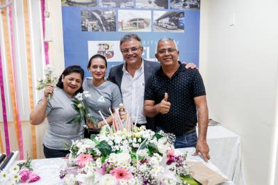 Gabinete municipal recebe visita da imagem peregrina