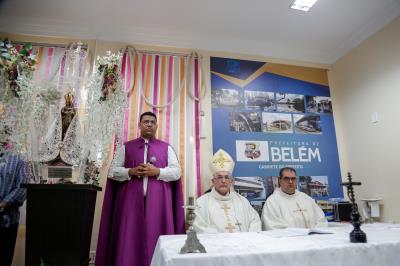 Gabinete municipal recebe visita da imagem peregrina