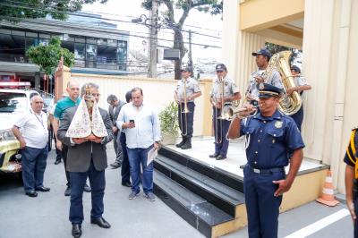 Gabinete municipal recebe visita da imagem peregrina