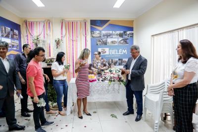 Gabinete municipal recebe visita da imagem peregrina