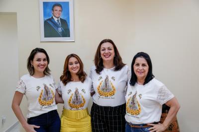 Gabinete municipal recebe visita da imagem peregrina
