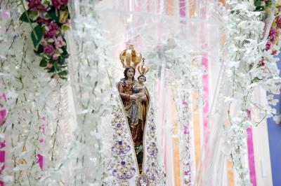 Gabinete municipal recebe visita da imagem peregrina