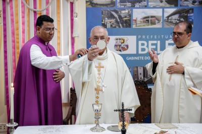 Gabinete municipal recebe visita da imagem peregrina