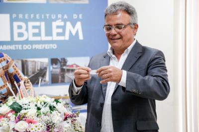 Gabinete municipal recebe visita da imagem peregrina