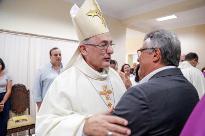 Gabinete municipal recebe visita da imagem peregrina