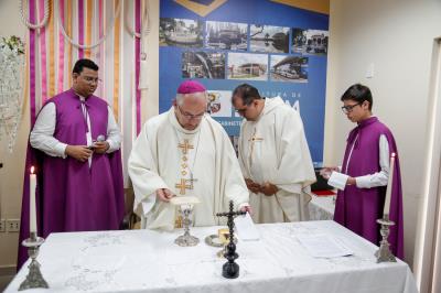 Gabinete municipal recebe visita da imagem peregrina