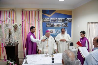 Gabinete municipal recebe visita da imagem peregrina