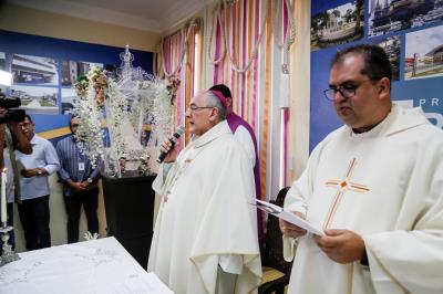 Gabinete municipal recebe visita da imagem peregrina
