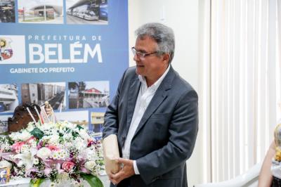 Gabinete municipal recebe visita da imagem peregrina
