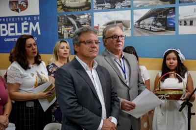 Gabinete municipal recebe visita da imagem peregrina