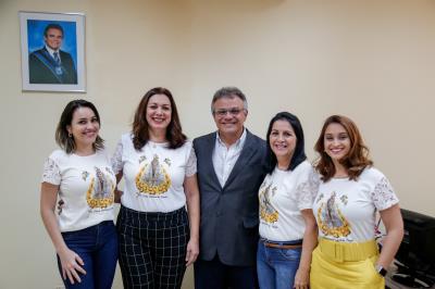Gabinete municipal recebe visita da imagem peregrina