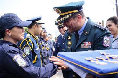 Entrega de medalhas e desfile marcam os 28 anos da Guarda Municipal de Belém