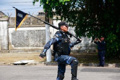 Entrega de medalhas e desfile marcam os 28 anos da Guarda Municipal de Belém