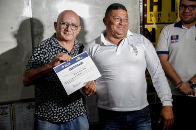 Condutores de trasporte receptivo da ilha do Combu recebem certificação