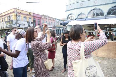 Comitiva do Encontro Latino-americano das Cidades Criativas visita o Ver-o-Peso