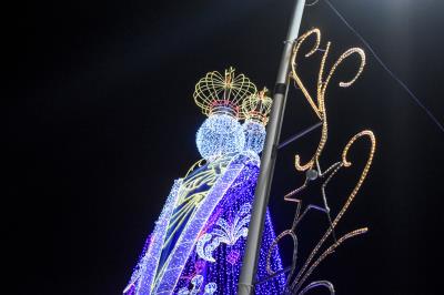 Belém ganha iluminação temática para o Círio de Nossa Senhora de Nazaré
