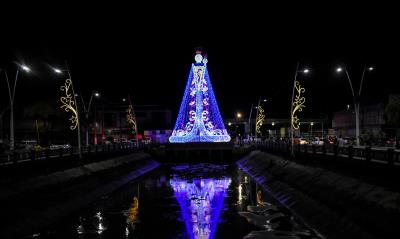 Belém ganha iluminação temática para o Círio de Nossa Senhora de Nazaré