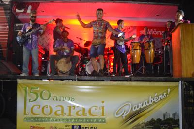 Festa de aniversário de Icoaraci termina com shows e corte de bolo de três metros