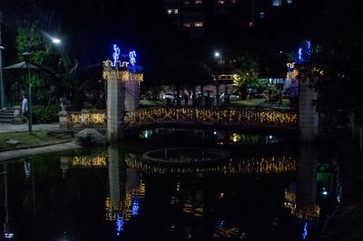 Praça Batista Campos recebe iluminação e cuidados especiais para o Círio