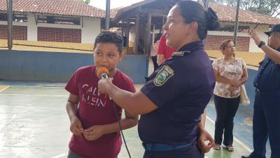 Crianças de escola municipal participam do projeto Guarda Amigo da Escola