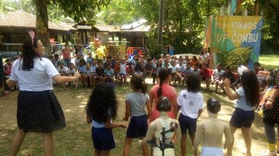 Escola Municipal Sebastião dos Santos Quaresma recebe o projeto "Inocência Roubada"