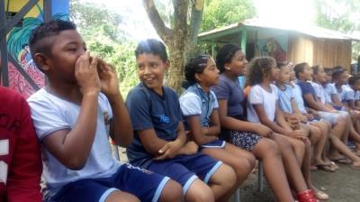 Escola Municipal Sebastião dos Santos Quaresma recebe o projeto "Inocência Roubada"