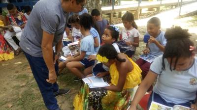 Escola Municipal Sebastião dos Santos Quaresma recebe o projeto "Inocência Roubada"