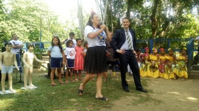 Escola Municipal Sebastião dos Santos Quaresma recebe o projeto "Inocência Roubada"