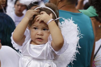 Funpapa conscientiza a população contra o trabalho infantil durante o Círio das Crianças