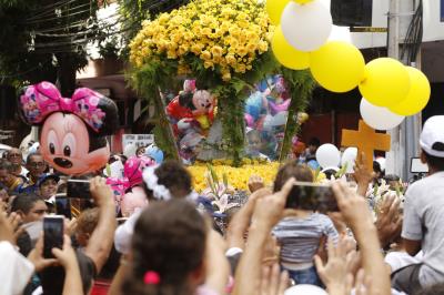 Funpapa conscientiza a população contra o trabalho infantil durante o Círio das Crianças