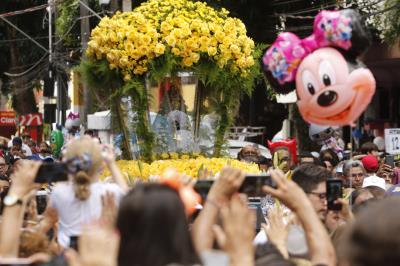 Funpapa conscientiza a população contra o trabalho infantil durante o Círio das Crianças