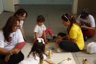 Funpapa conscientiza a população contra o trabalho infantil durante o Círio das Crianças