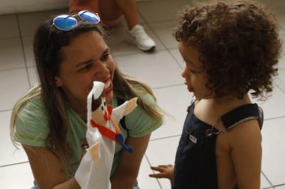 Funpapa conscientiza a população contra o trabalho infantil durante o Círio das Crianças