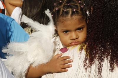 Funpapa conscientiza a população contra o trabalho infantil durante o Círio das Crianças