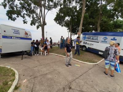 Prefeitura oferta serviços de saúde para mulheres da feira do Ver-o-Peso