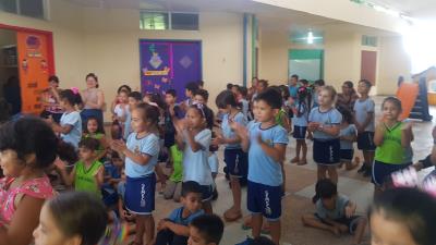 Escola Municipal Alana de Souza Barboza recebe as ações do projeto Guarda Amigo da Escola