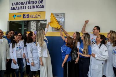 Prefeitura de Belém inaugura o novo laboratório de análises clínicas do IASB