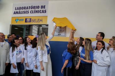 Prefeitura de Belém inaugura o novo laboratório de análises clínicas do IASB