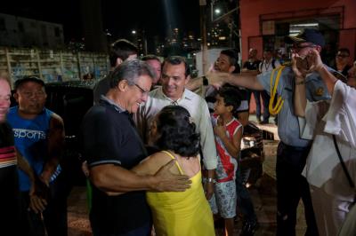 Vila da Barca ganha quadra de vôlei reformada e obras de pavimentação