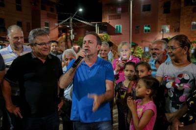 Vila da Barca ganha quadra de vôlei reformada e obras de pavimentação