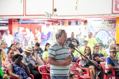 Moradores participam de reunião pública sobre a execução das obras do Sanear Belém