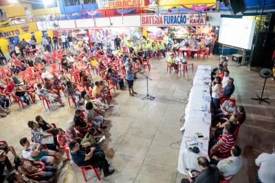Moradores participam de reunião pública sobre a execução das obras do Sanear Belém