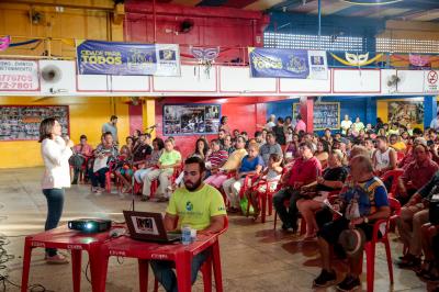 Moradores participam de reunião pública sobre a execução das obras do Sanear Belém