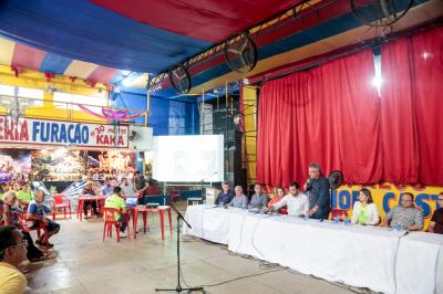 Moradores participam de reunião pública sobre a execução das obras do Sanear Belém