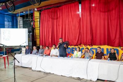 Moradores participam de reunião pública sobre a execução das obras do Sanear Belém