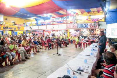 Moradores participam de reunião pública sobre a execução das obras do Sanear Belém