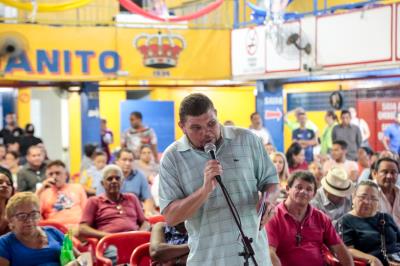 Moradores participam de reunião pública sobre a execução das obras do Sanear Belém