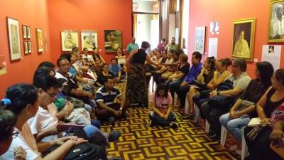 Professores de artes participam de formação na exposição Arte Pará
