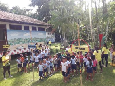 Jogos Escolares das Ilhas valorizam brincadeiras populares entre estudantes