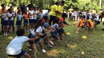 Jogos Escolares das Ilhas valorizam brincadeiras populares entre estudantes